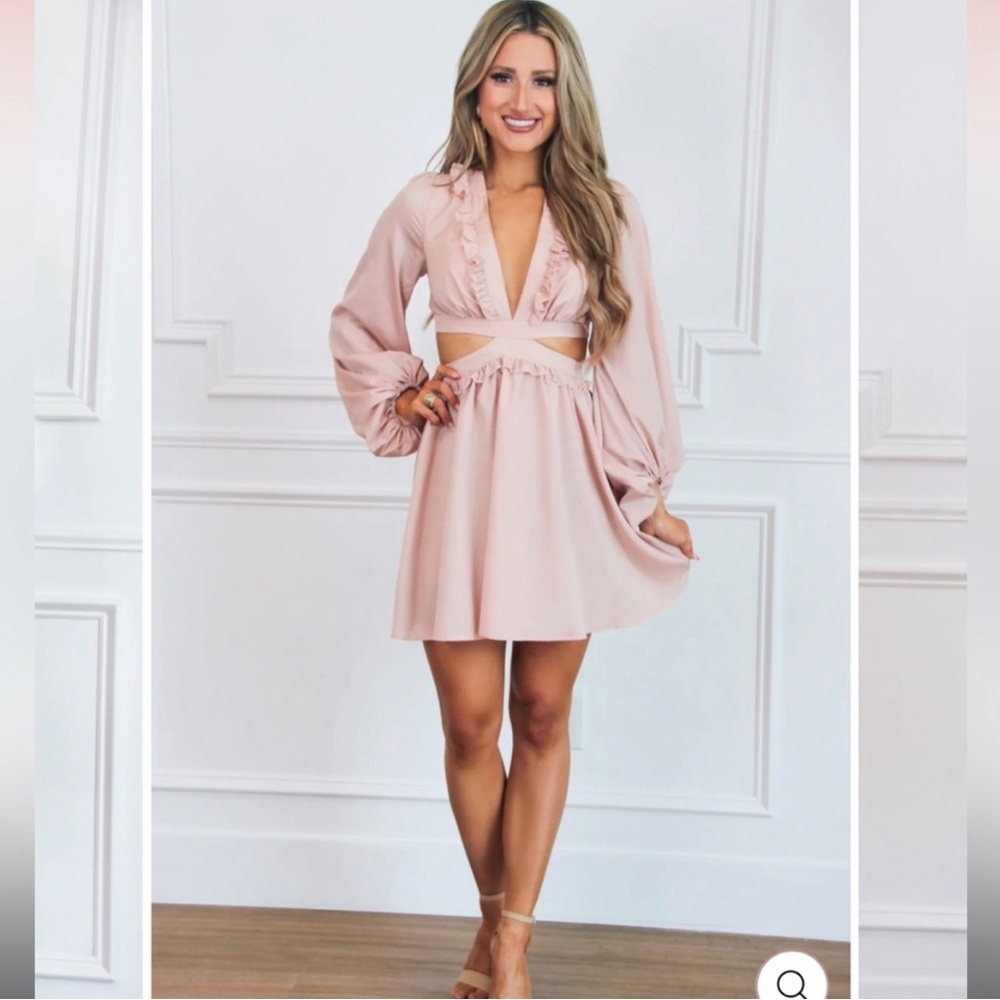 Bella & Bloom - Elora Mini Dress: Hunter Green (L)